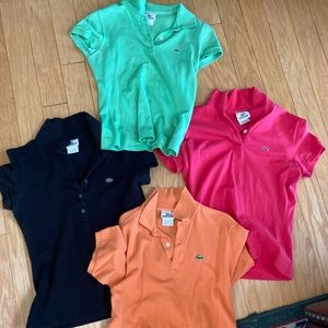 Assorted Lacoste polos $75 each